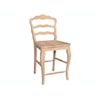 John Thomas SELECT Dining Room 24" Versailles Ladderback Counter Stool