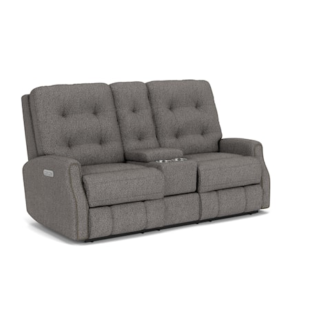 Power Reclining Loveseat w/ Power Headrest