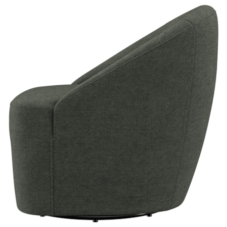 Leon Barrel Accent Swivel Chair