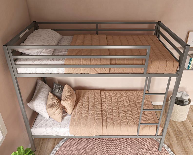 Sauder Boulevard Cafe Metal Bunk Bed