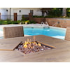 Benchcraft Walton Bridge Outdoor Bar Table With Fire Pit