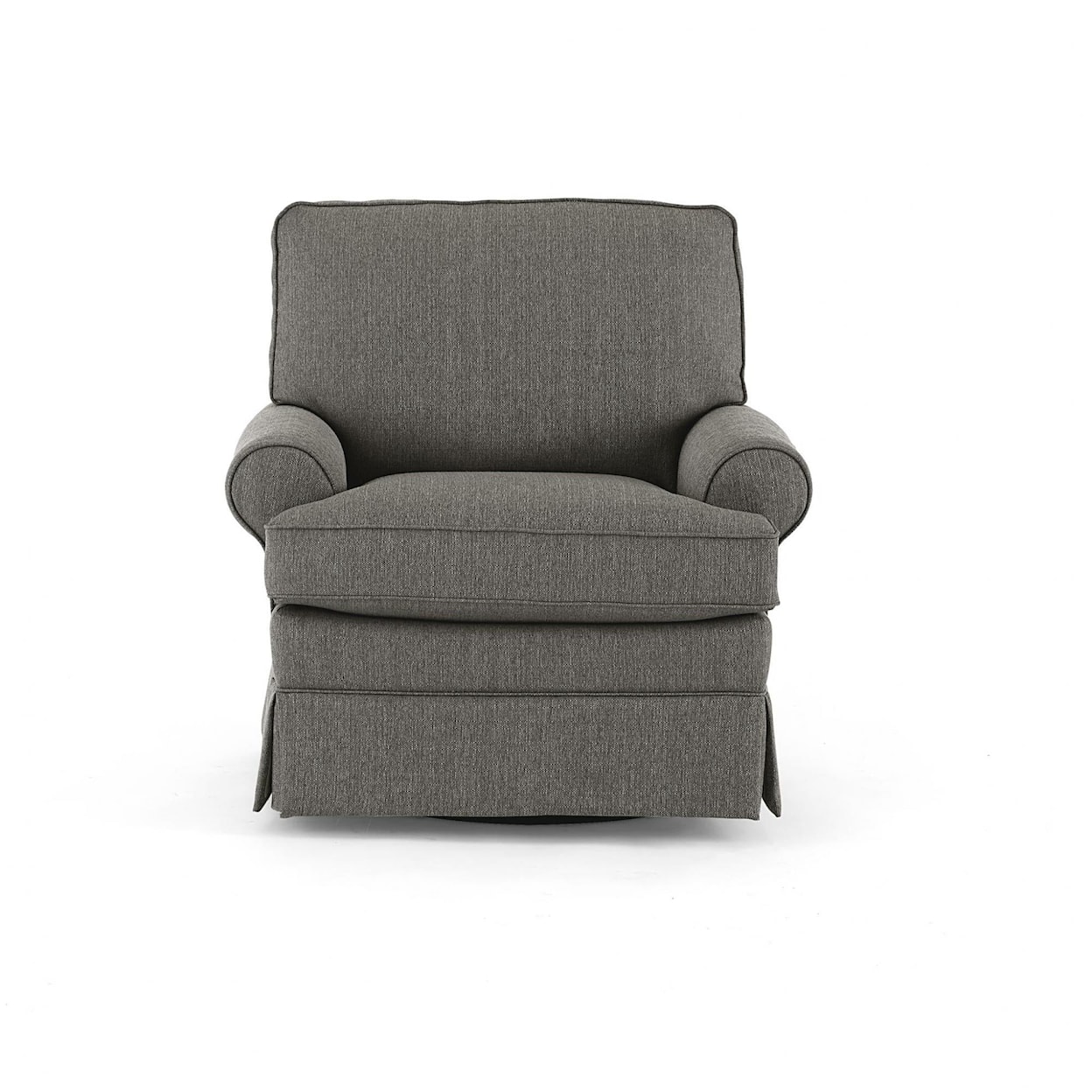 Bravo Furniture Quinn Swivel Glider Chair with Welt Cord Trim