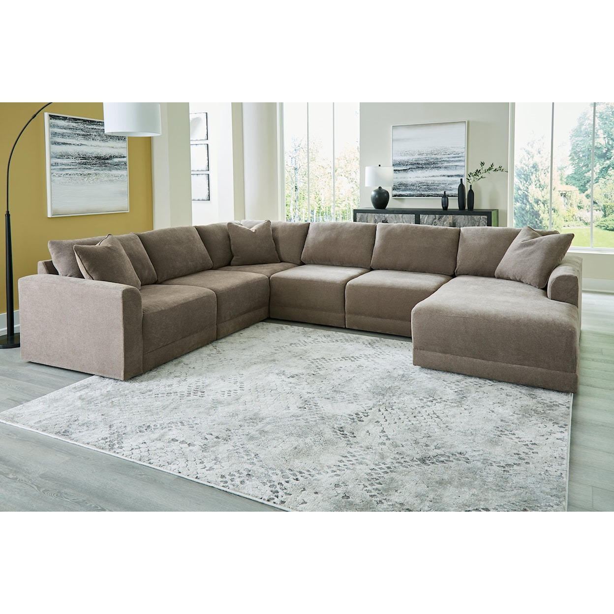 JB King Raeanna 6-Piece Sectional With Chaise