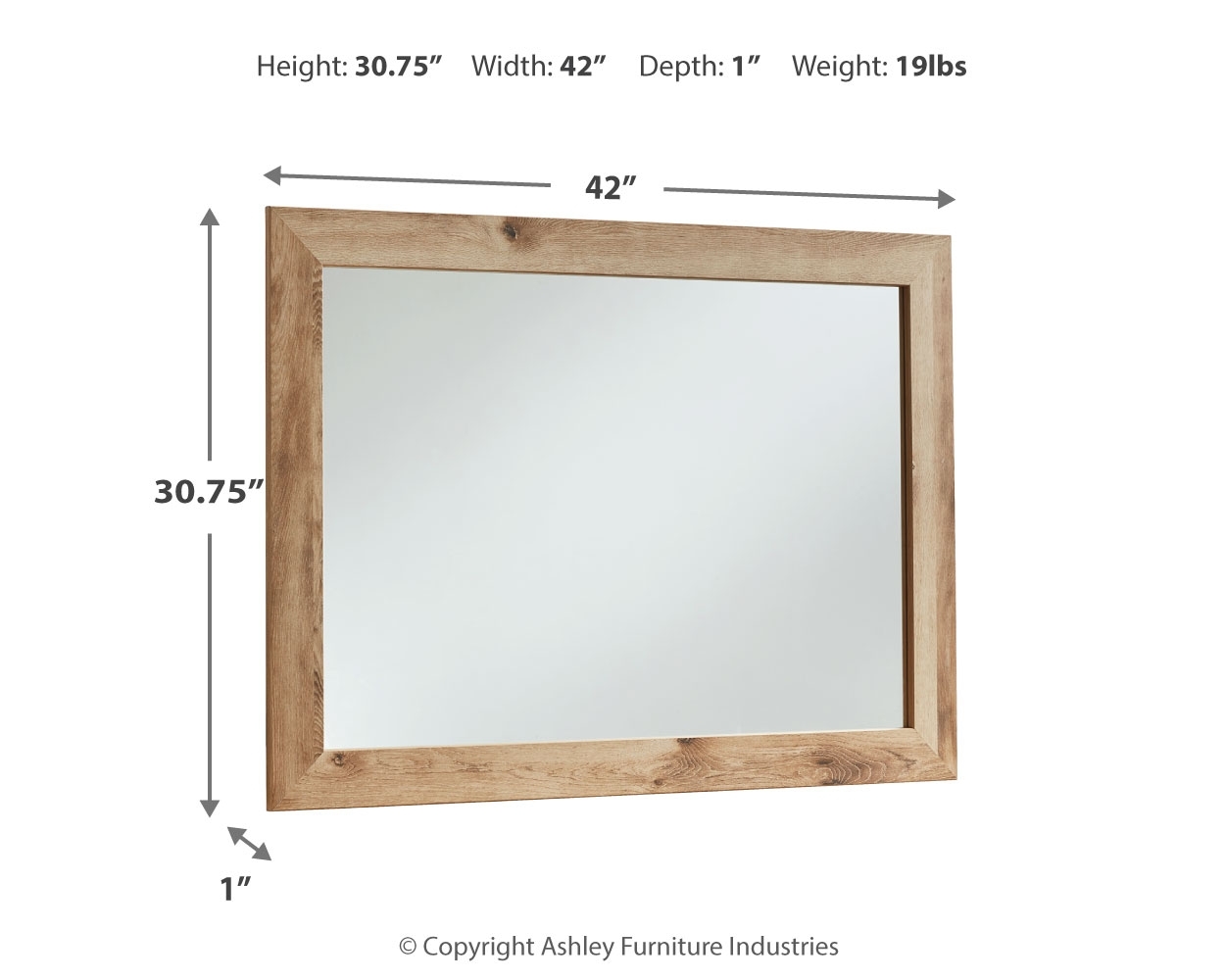 Signature Design by Ashley Hyanna Bedroom Mirror