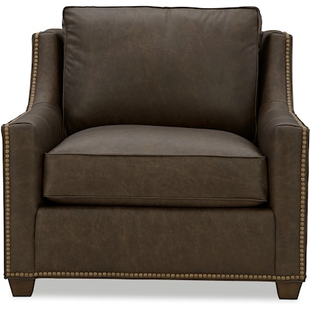 Transitional Chair with Nailhead