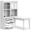 Signature Design by Ashley Kanwyn 4-Piece L-Shape Desk w/ Hutch