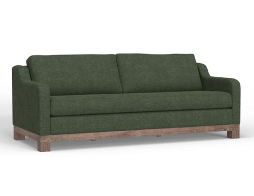 Contemporary Sofa with Bench Cushion