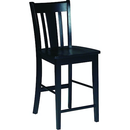 San Remo Counter Stool in Black