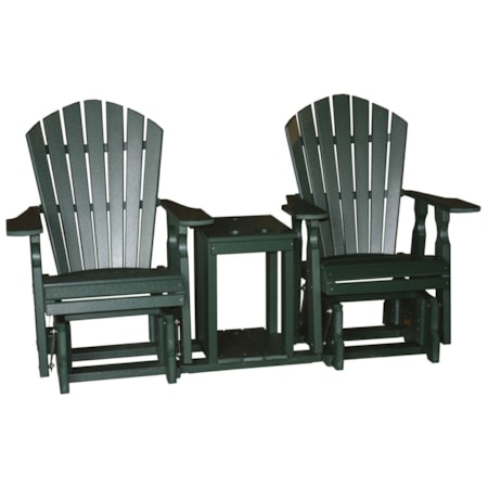 Classic Adirondack Personal Glider Settee