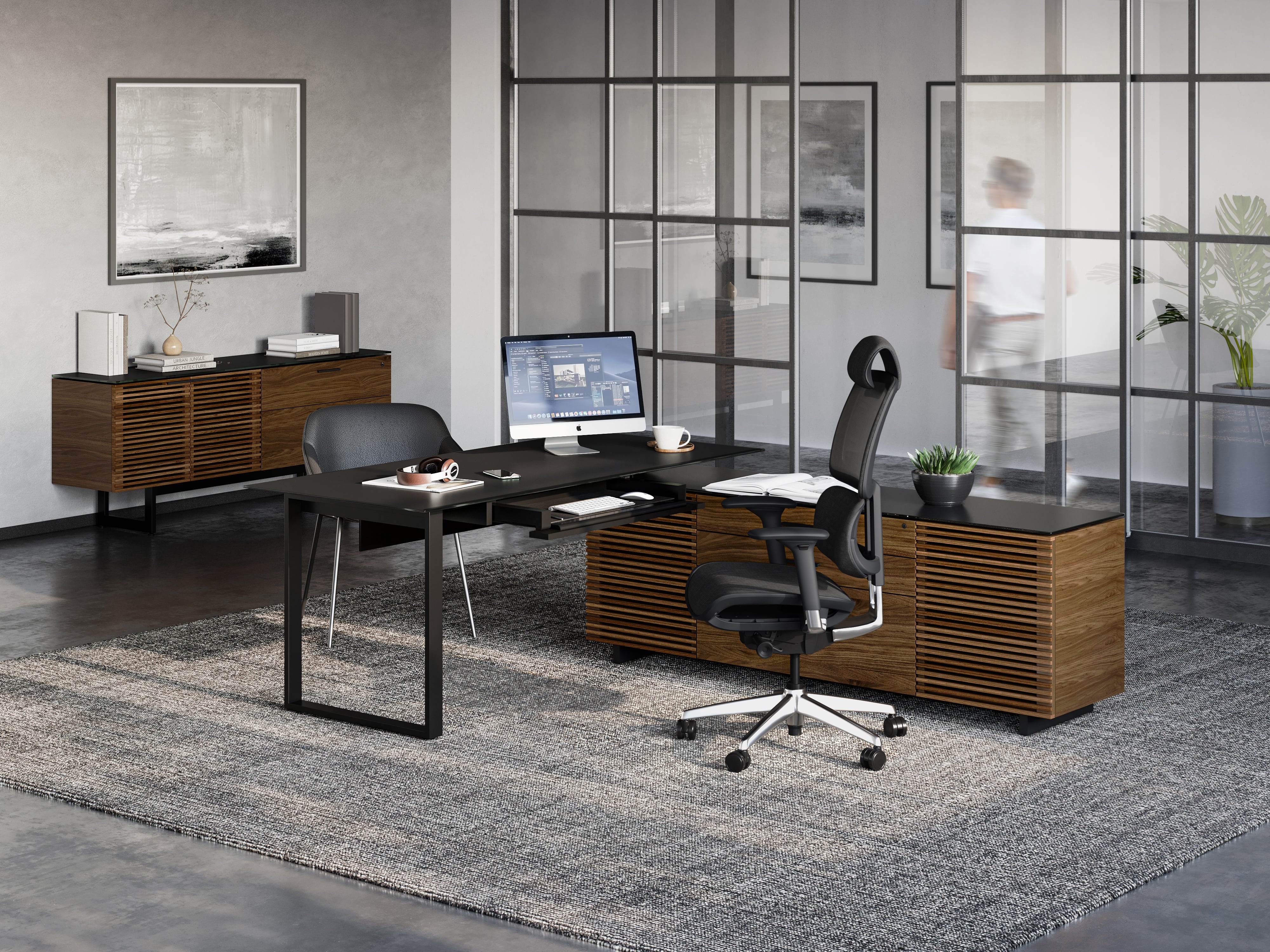 BDI Corridor L-Shaped Desk
