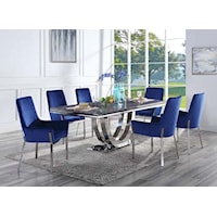 7-Piece Glam Dining Set