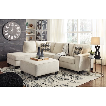 2-Piece Sectional w/ Chaise and Sleeper