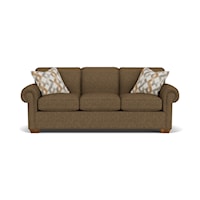 Traditional Rolled Arm Queen Sofa Sleeper