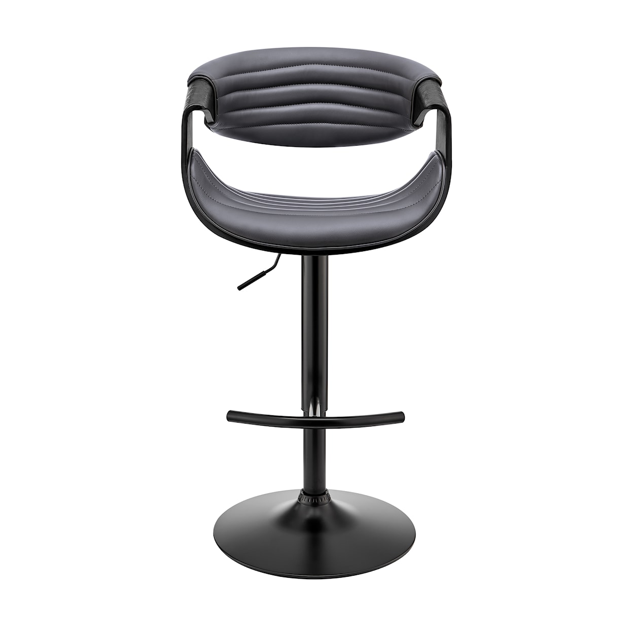 Armen Living Gionni Upholstered Swivel Bar Stool