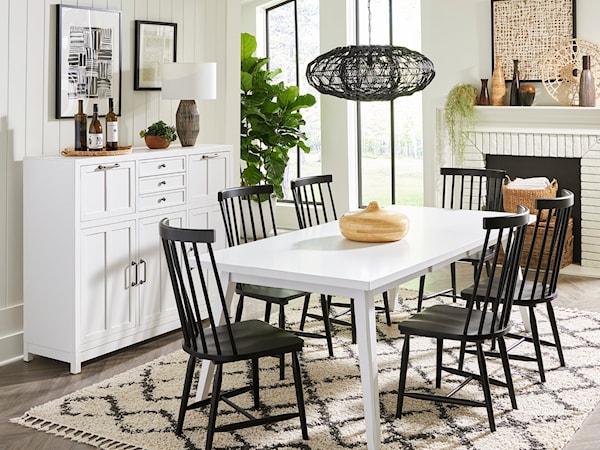 7-Piece Rectangular Table Set