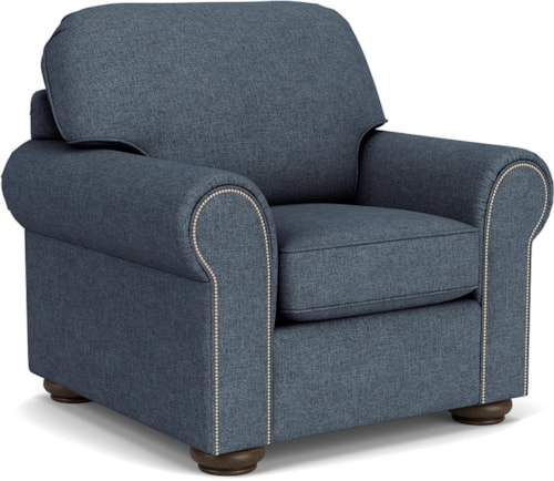 Traditional Chair with Nailhead Trim