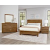 Vaughan Bassett Crafted Cherry - Medium Queen Terrace Bed