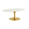 Modway Lippa 42" Oval-Shaped Artifical Coffee Table
