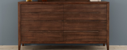 Transitional 8 Drawer Dresser