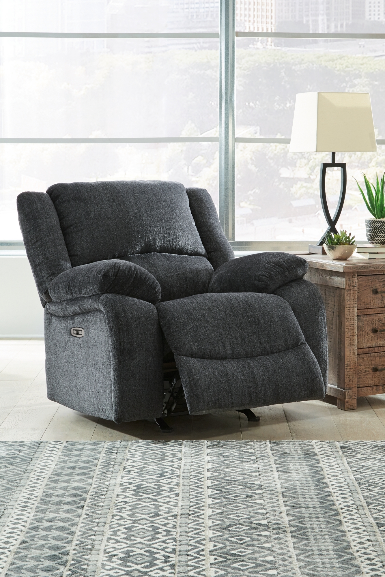 Signature Design by Ashley Draycoll Power Rocker Recliner
