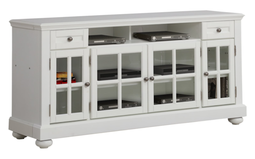 Cottage 63" TV Console with Cord Management