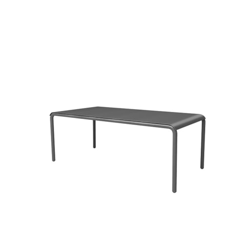 Coffee Table With Aluminum Top - Graphite