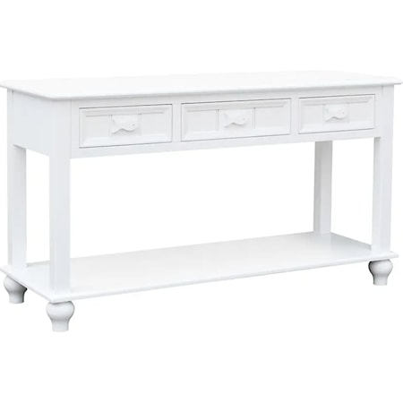 3-Drawer Sofa Table