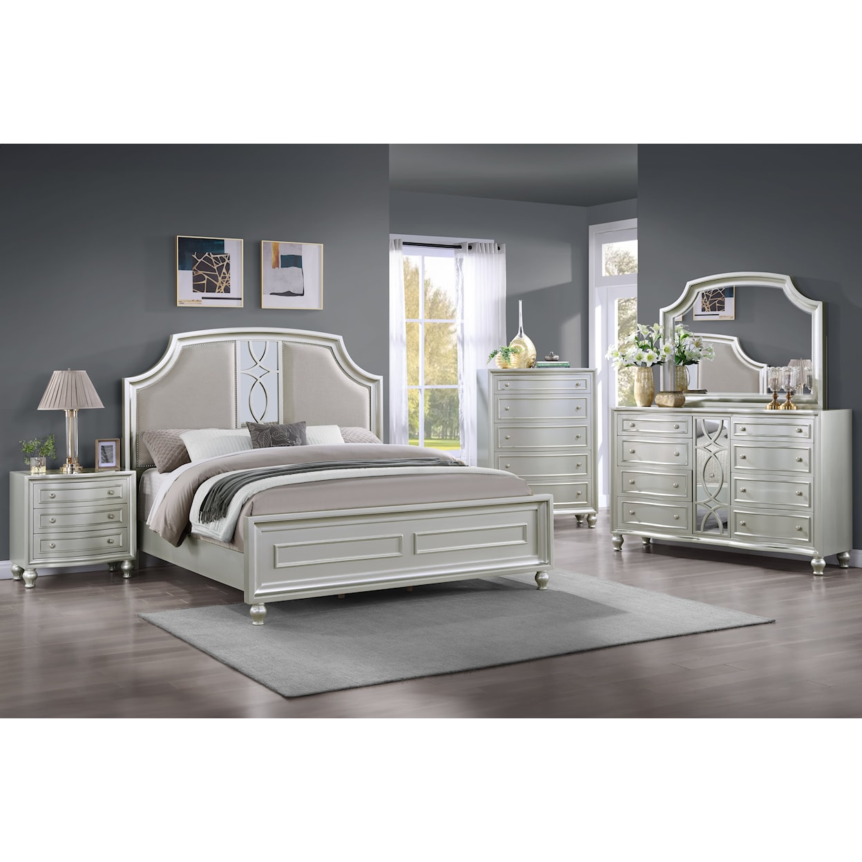 New Classic Reflections Queen Bed