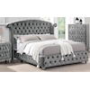 Furniture of America Zohar King Bed Gray