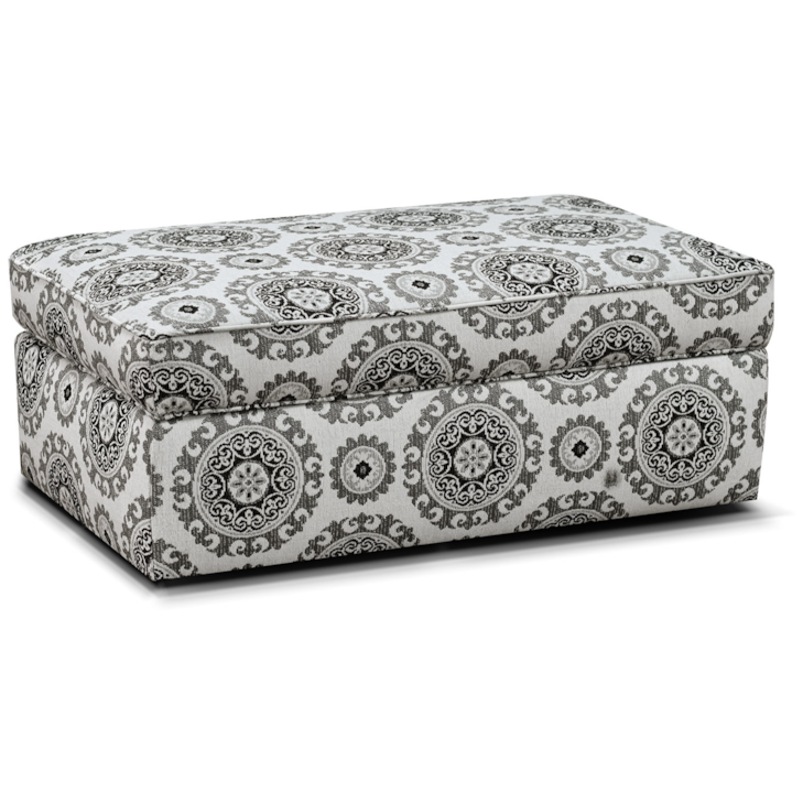 England Malibu 2400-81 8788 Casual Storage Ottoman with Casters ...