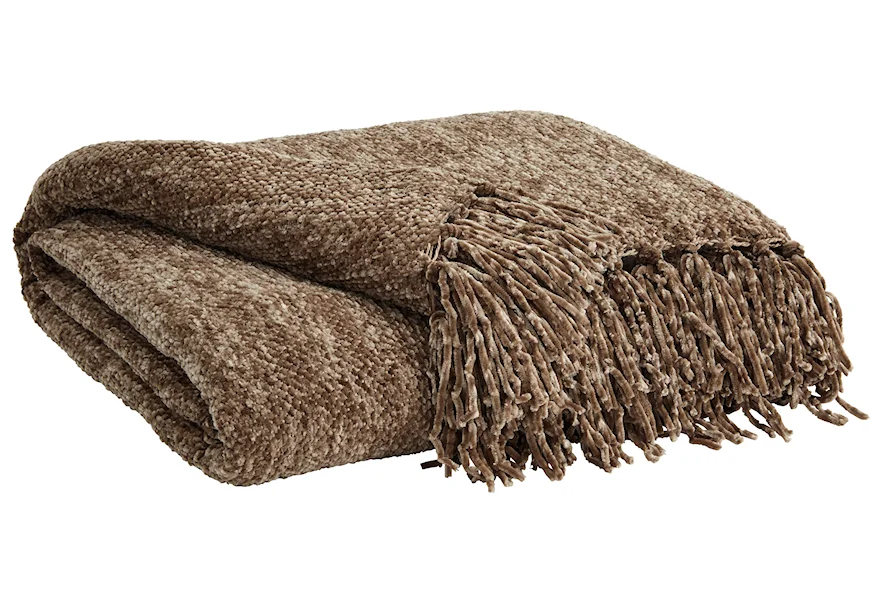 Throws Tamish Brown Throw by Signature Design by Ashley at Esprit Decor Home Furnishings