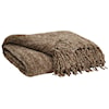 Ashley Signature Design Throws Tamish Brown Throw