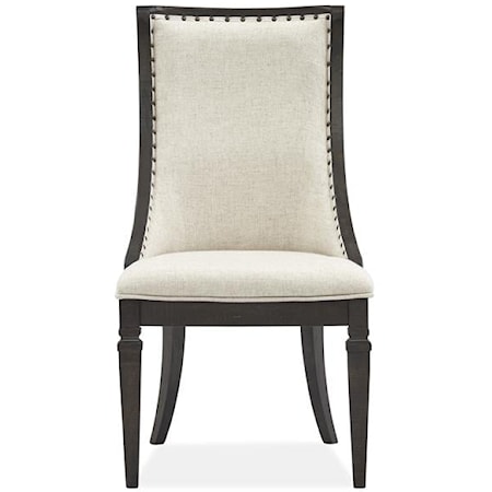 Upholstered Dining Arm Chair 