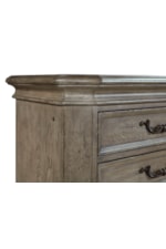 Aspenhome Hamilton Traditional Chest of Drawers with Pullout Valet Rods