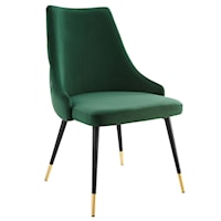 Tufted Performance Velvet Dining Side Chair