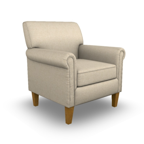 Transitional Club Chair