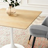 Modway Lippa 36" Square Dining Table