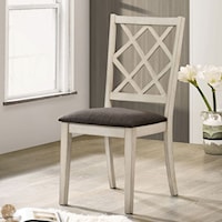 Transitional Two-Piece Side Chair Set
