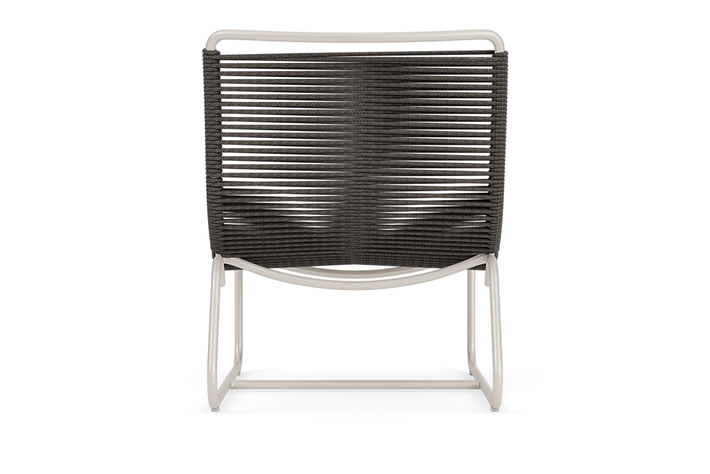 Armless Deep-Seating Rope Lounge Chair