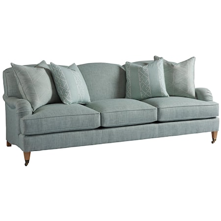 Sydney Sofa With Pewter Casters