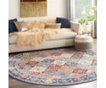 Nourison Grafix 8' Round Rug