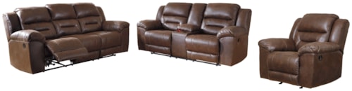 Reclining Sofa, Loveseat And Recliner