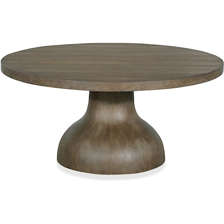 Wood Round Cocktail Table Base SU