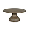 Magnussen Home Bosley Occasional Tables Wood Round Cocktail Table Base SU