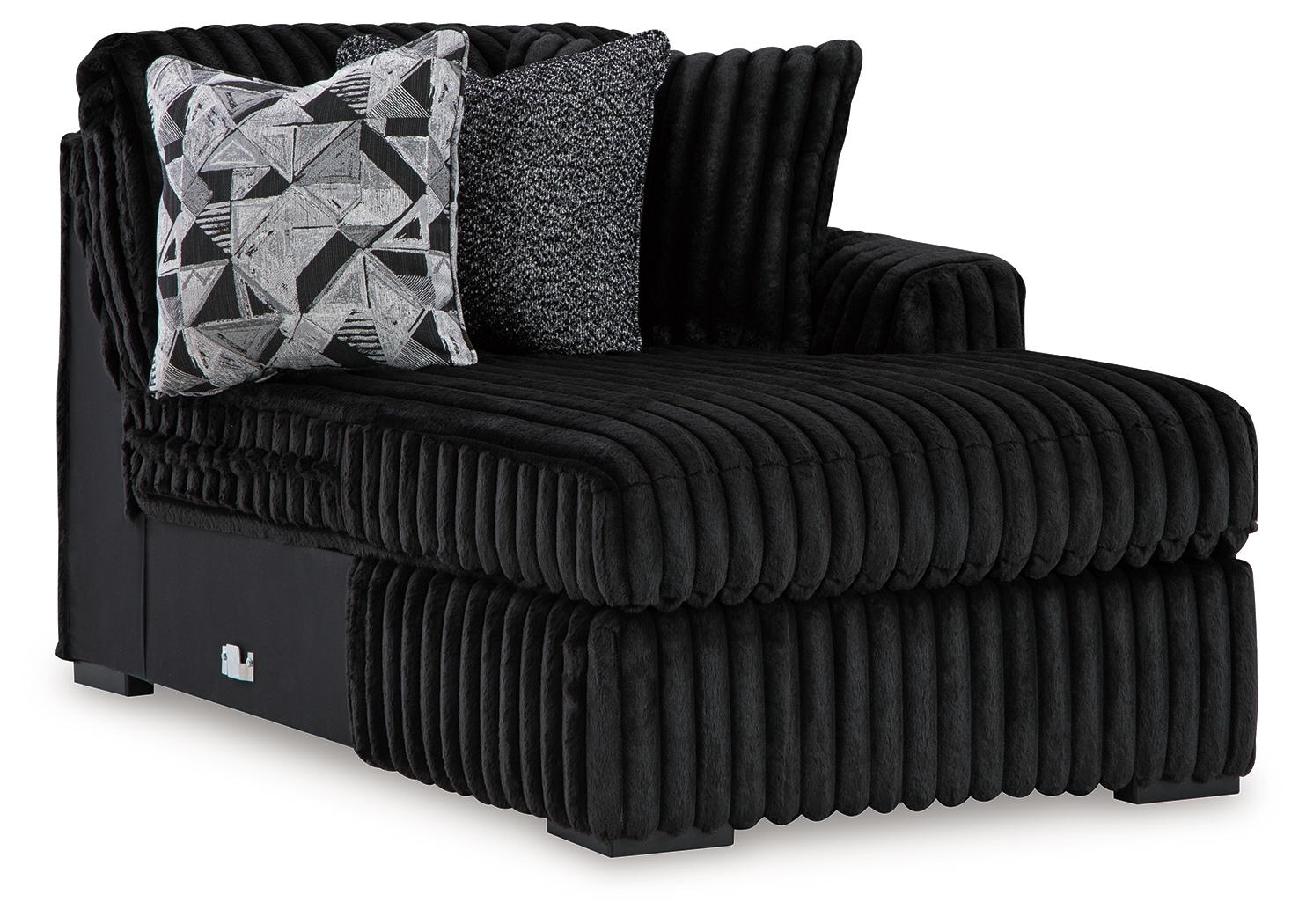 Signature Design by Ashley Midnight-Madness 2-Piece Sectional & Oversized Accent Ottoman