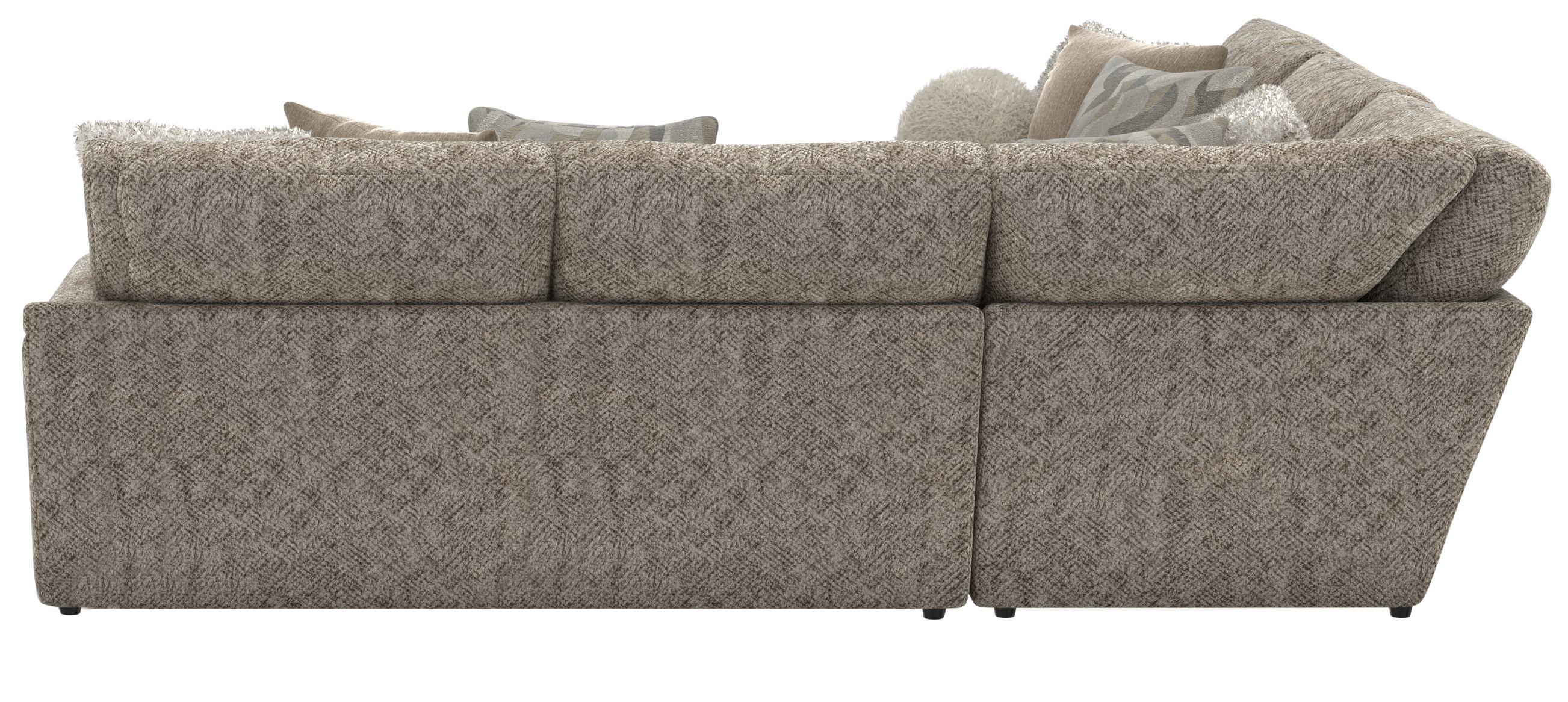 Jackson Furniture Turner 4-Piece Sectional Sofa with Cocktail Ottoman
