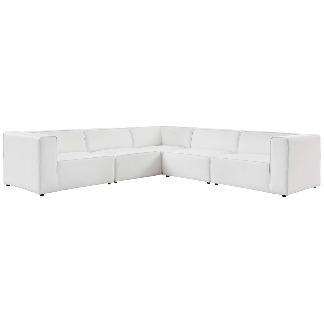 Modway Mingle 5-Piece Sectional Sofa