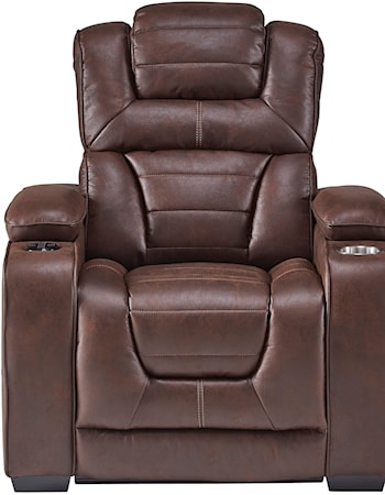 Power Headrest Recliner w/ Bluetooth Speaker