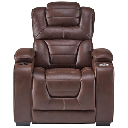 Power Headrest Recliner w/ Bluetooth Speaker