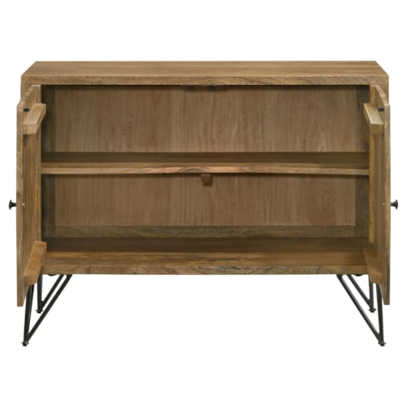 Eileen Wood Storage Accent Cabinet